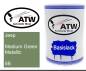 Preview: Jeep, Medium Green Metallic, 5B: 500ml Lackdose, von ATW Autoteile West.